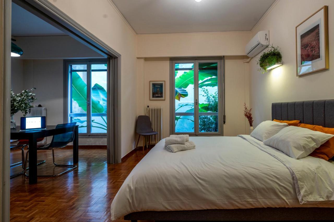 Tranquility Downtown Athens Apartment Exterior foto