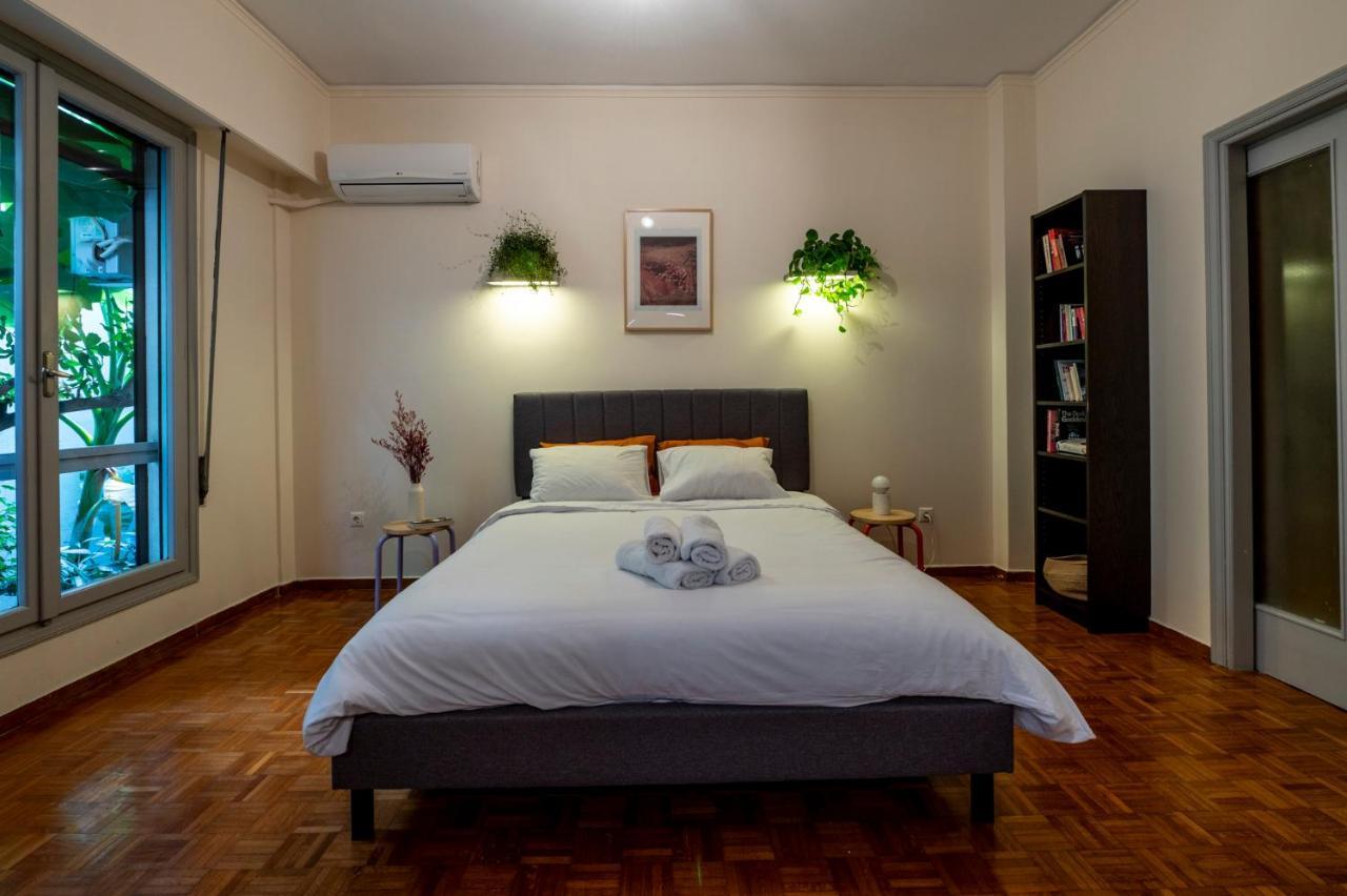 Tranquility Downtown Athens Apartment Exterior foto
