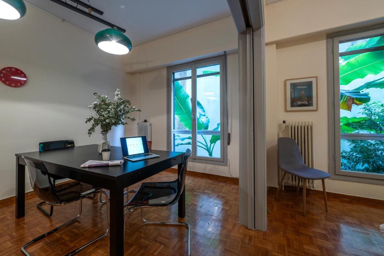 Tranquility Downtown Athens Apartment Exterior foto